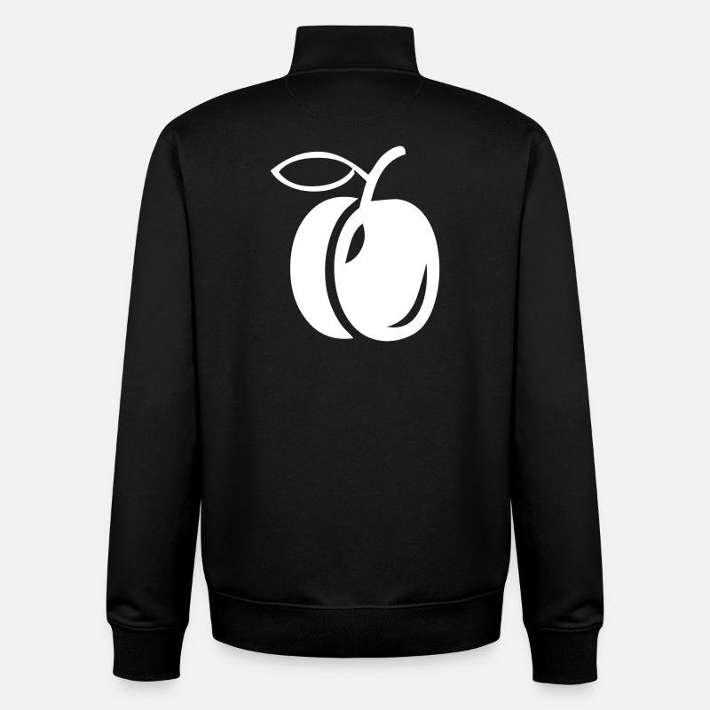 Eine Pflaume - Unisex Organic Zip Sweatshirt von Stanley/Stella - Schwarz