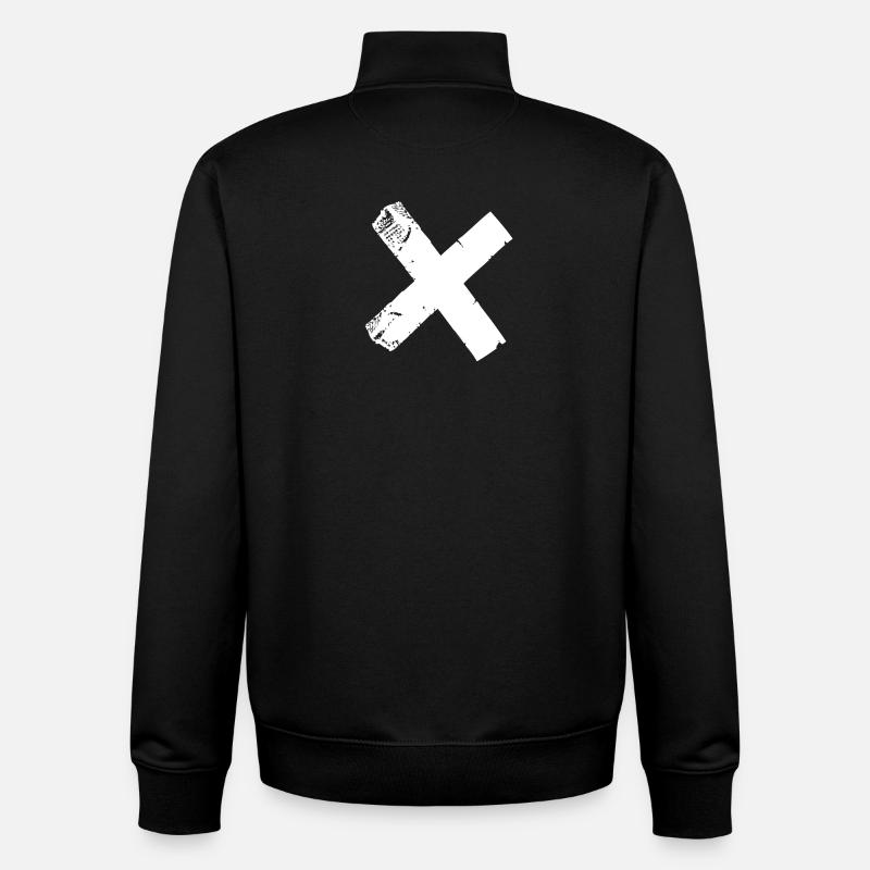 X-tape - Unisex Organic Zip Sweatshirt by Stanley/Stella - black