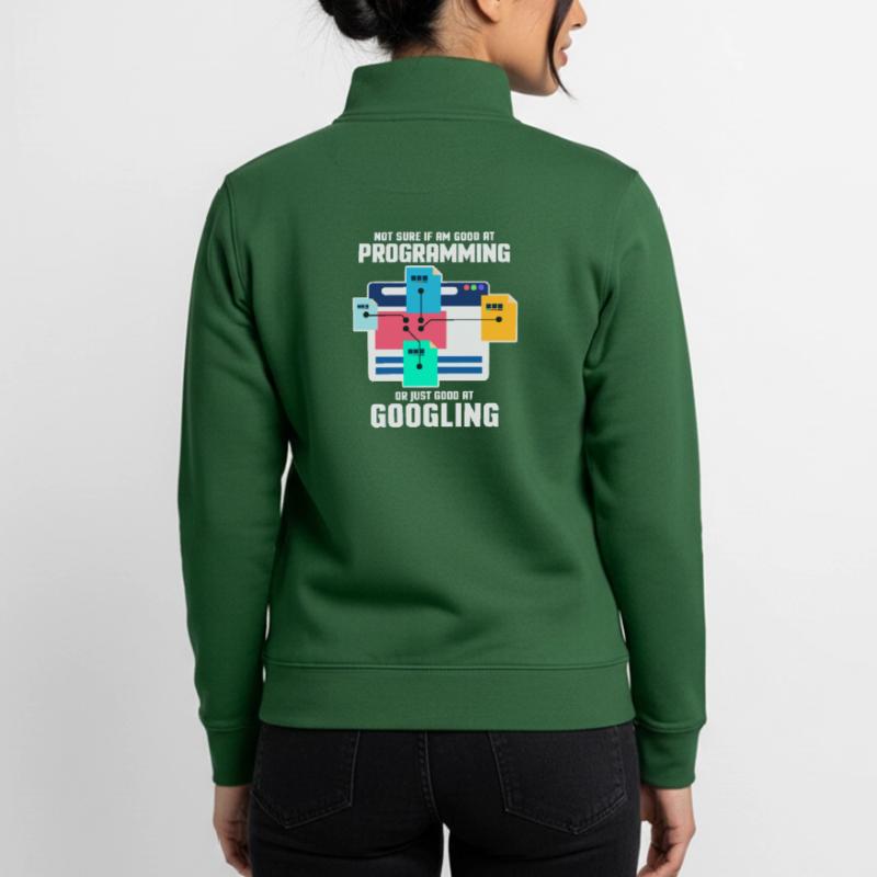 Programmierer Programmieren IT Computer Geschenk Unisex Organic Zip Sweatshirt von Stanley/Stella