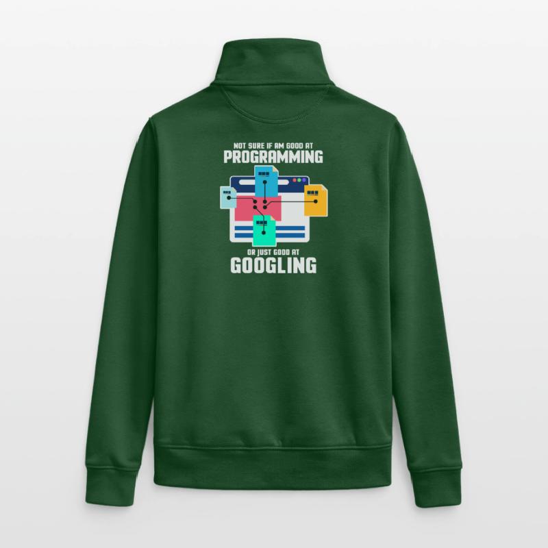 Programmierer Programmieren IT Computer Geschenk Unisex Organic Zip Sweatshirt von Stanley/Stella