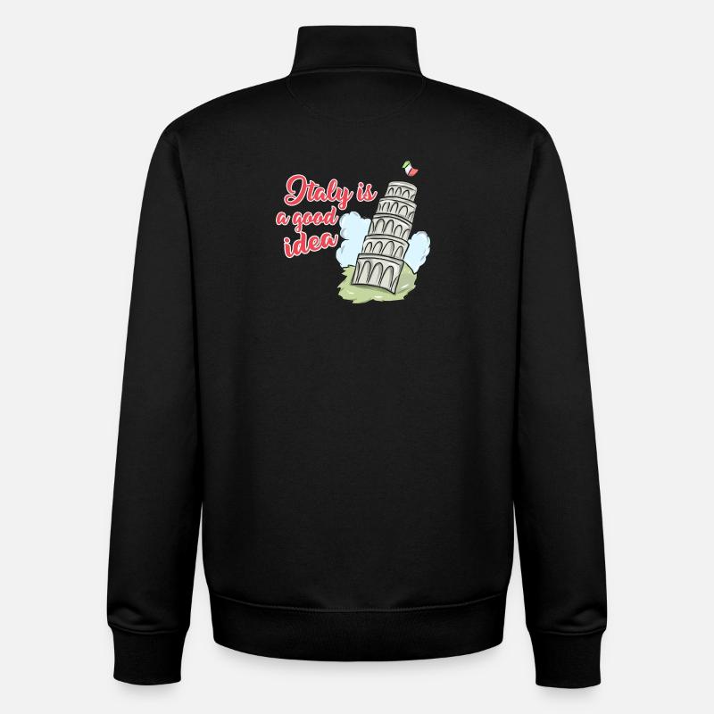 Italien - Unisex Organic Zip Sweatshirt von Stanley/Stella - Schwarz