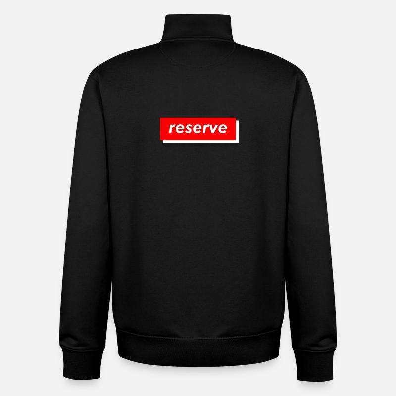 réserve - Sweat zippé unisexe en coton bio Stanley/Stella - noir