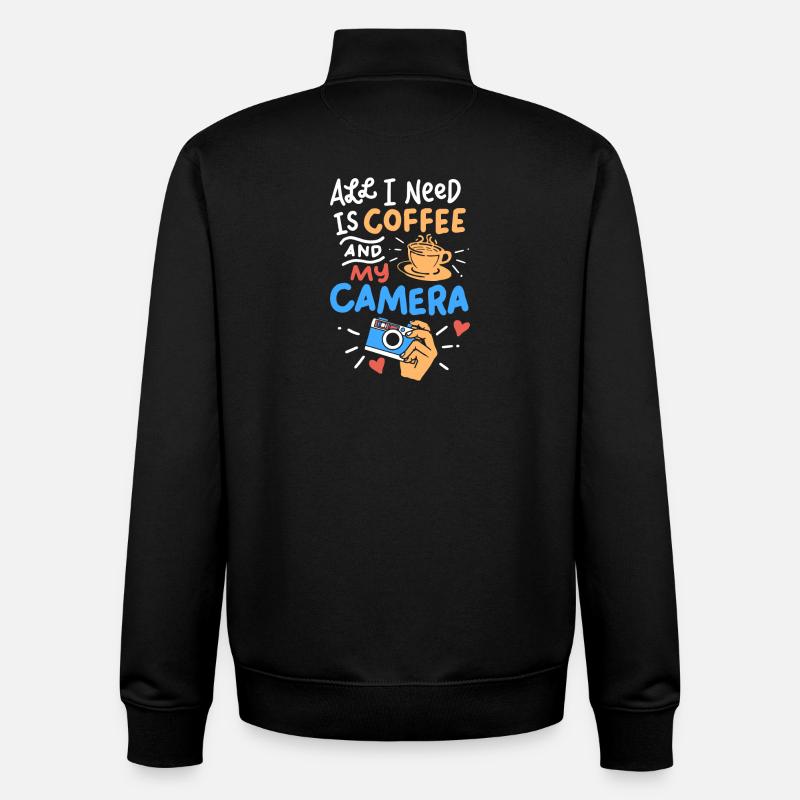 Fotografie - Unisex Organic Zip Sweatshirt von Stanley/Stella - Schwarz