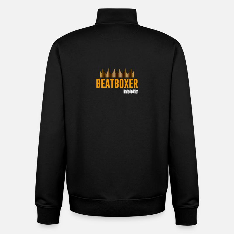 Beatboxer - édition limitée - Sweat zippé unisexe en coton bio Stanley/Stella - noir