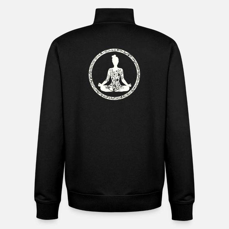 Joga - Unisex Organic Zip Sweatshirt von Stanley/Stella - Schwarz