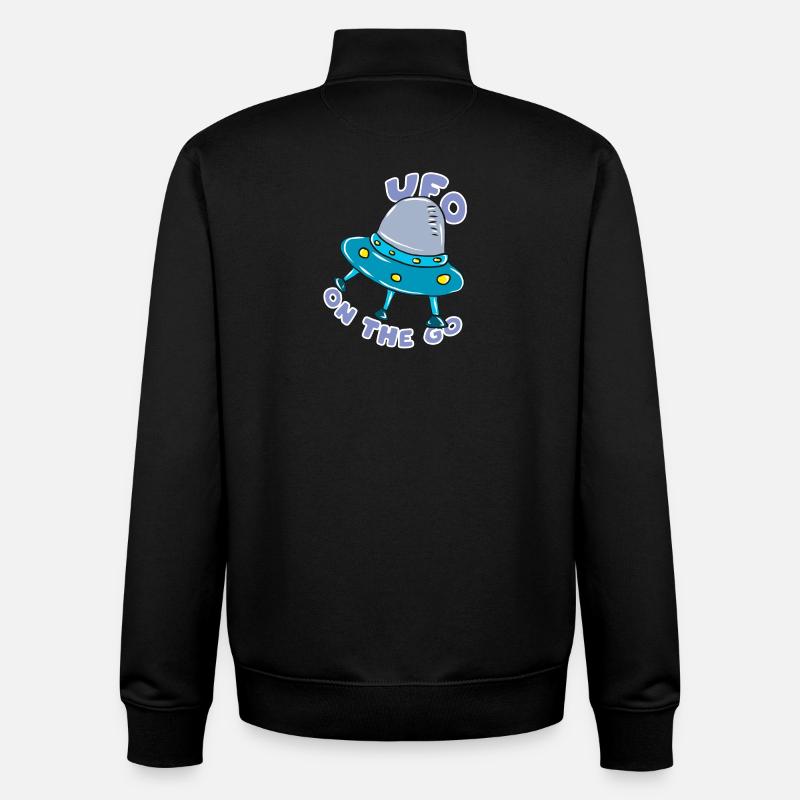 Ufo - Unisex Organic Zip Sweatshirt von Stanley/Stella - Schwarz