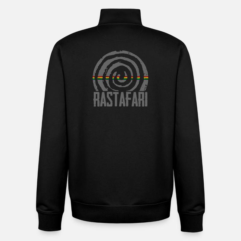 Reggae Rastafari - Unisex Organic Zip Sweatshirt von Stanley/Stella - Schwarz
