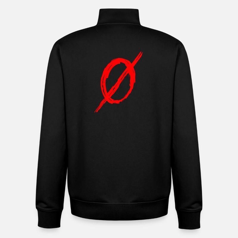Zero Blood - Unisex Organic Zip Sweatshirt von Stanley/Stella - Schwarz