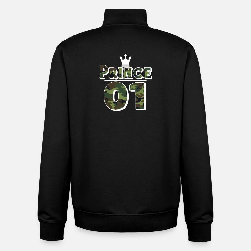 Prince - Unisex Organic Zip Sweatshirt von Stanley/Stella - Schwarz