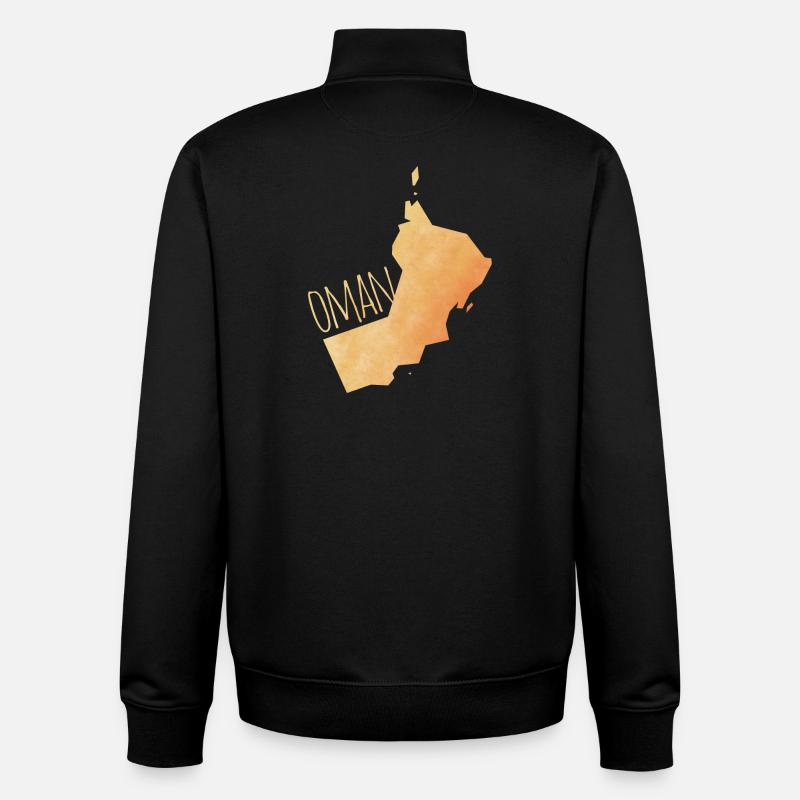 Oman - Unisex Organic Zip Sweatshirt von Stanley/Stella - Schwarz