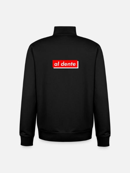 al dente - Unisex Organic Zip Sweatshirt von Stanley/Stella - Schwarz