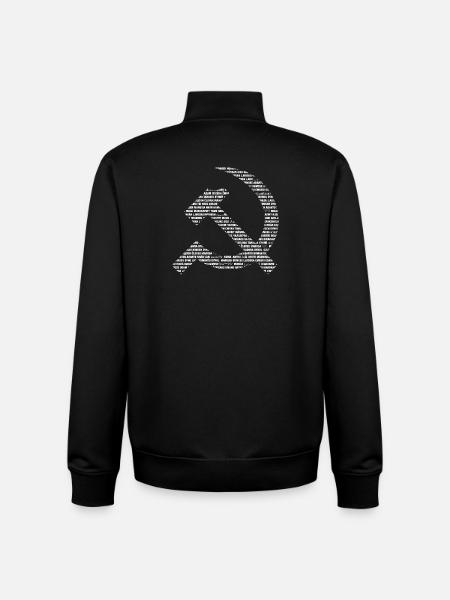 Human Sickle and hammers - Unisex Organic Zip Sweatshirt by Stanley/Stella - black