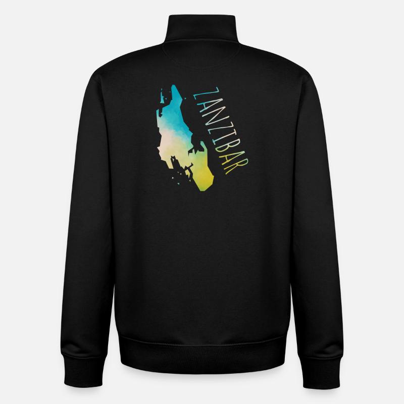 blockedTitle - Unisex Organic Zip Sweatshirt von Stanley/Stella - Schwarz