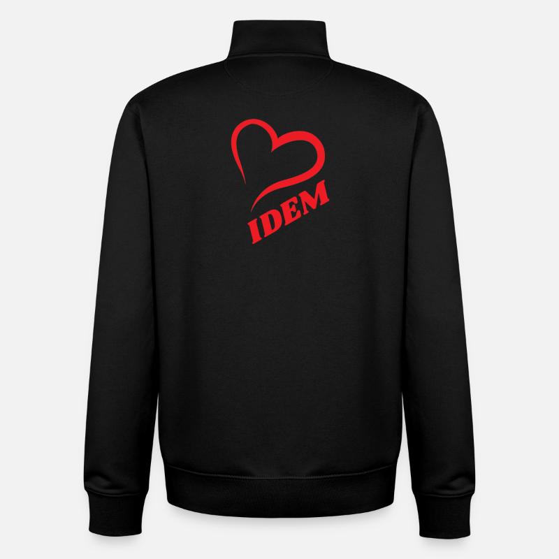 IDEM - Unisex Organic Zip Sweatshirt von Stanley/Stella - Schwarz