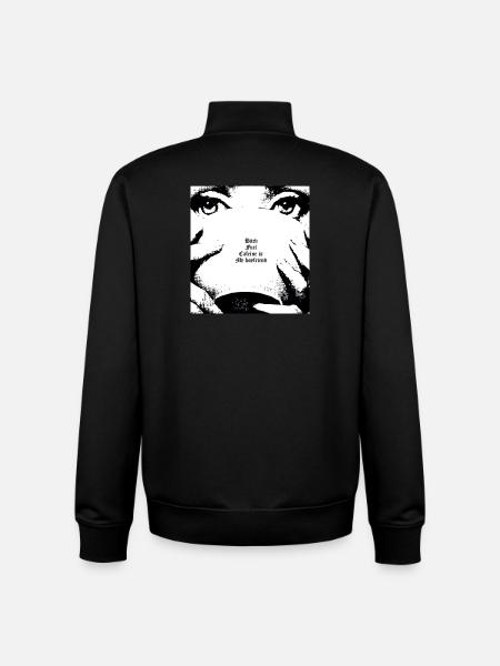 Funny - Unisex Organic Zip Sweatshirt by Stanley/Stella - black