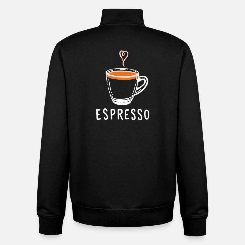 Espresso - Unisex Organic Zip Sweatshirt von Stanley/Stella - Schwarz