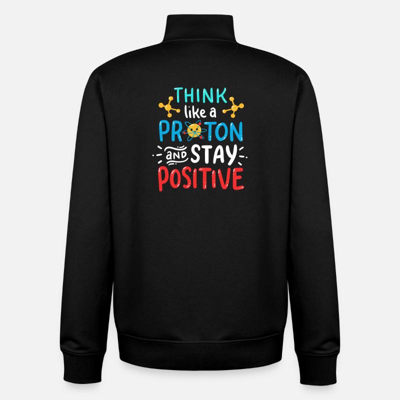 Étudiant chimiste chimiste - Sweat zippé unisexe en coton bio Stanley/Stella - noir