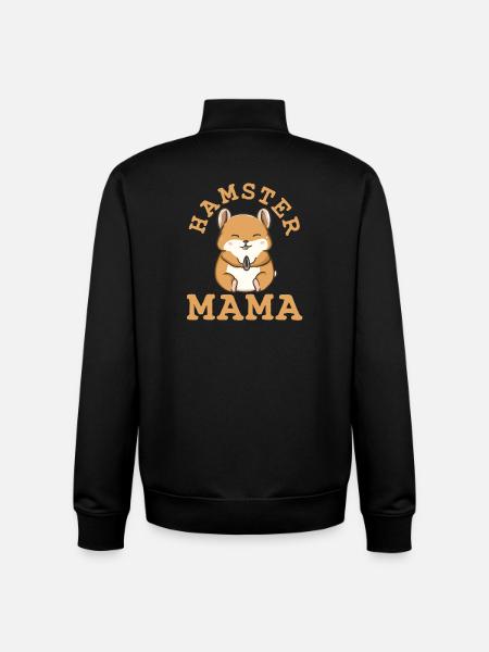Hamster Goldhamster - Unisex Organic Zip Sweatshirt von Stanley/Stella - Schwarz