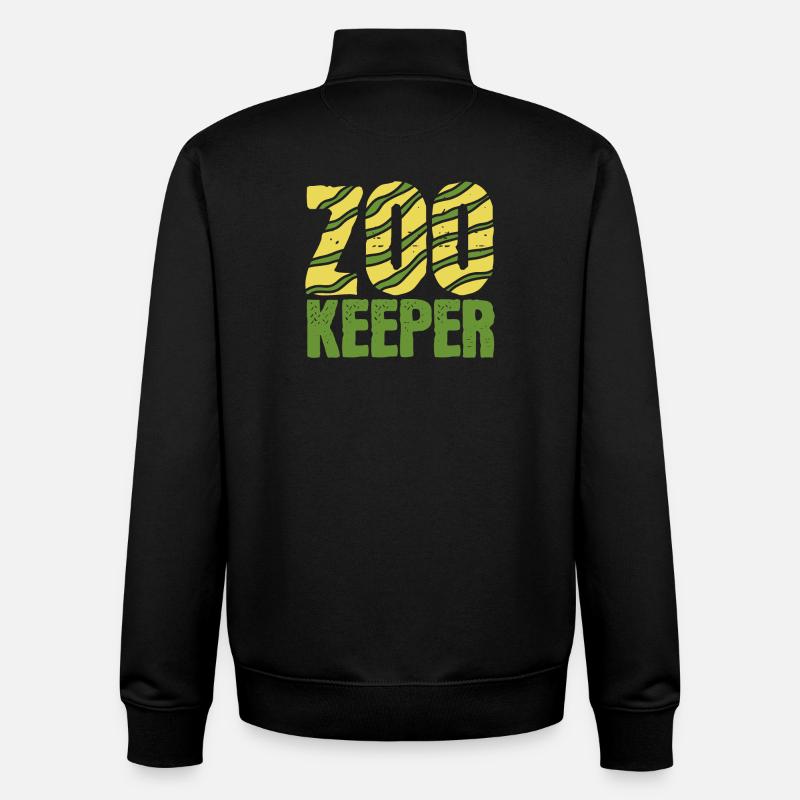 Tierpfleger - Unisex Organic Zip Sweatshirt von Stanley/Stella - Schwarz
