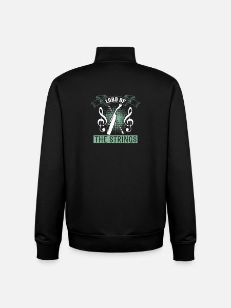 Violine - Lord of the strings - Unisex Organic Zip Sweatshirt von Stanley/Stella - Schwarz