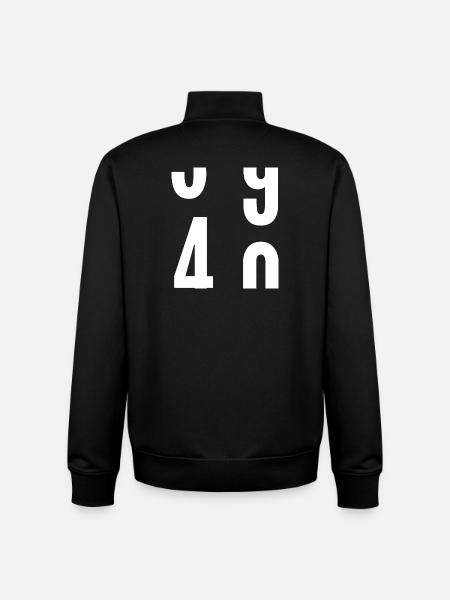 40 ans - Sweat zippé unisexe en coton bio Stanley/Stella - noir