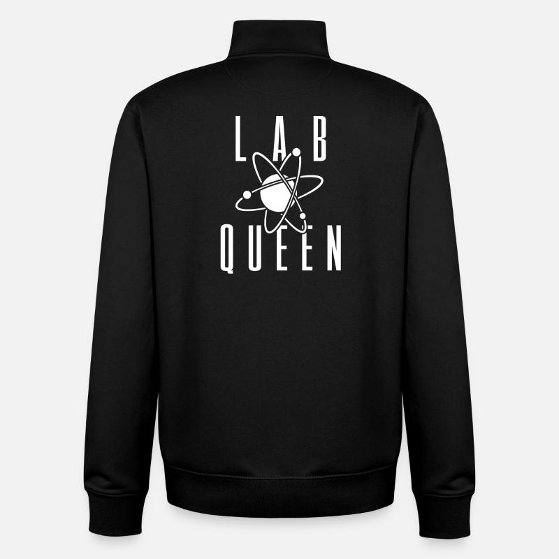 Biologiste, chimiste, laboratoire - Sweat zippé unisexe en coton bio Stanley/Stella - noir