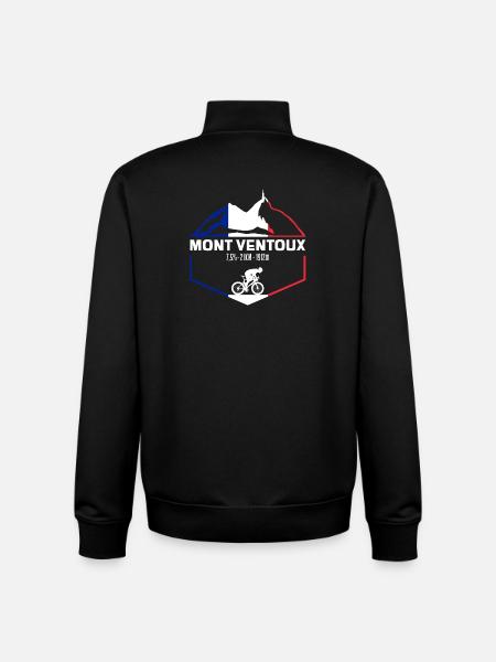 Mont Ventoux - Colour - Unisex Organic Zip Sweatshirt by Stanley/Stella - black