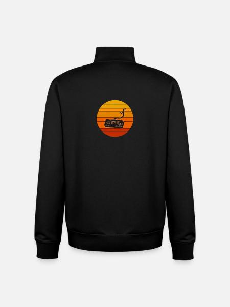 Gaming Gamer - Unisex Organic Zip Sweatshirt by Stanley/Stella - black