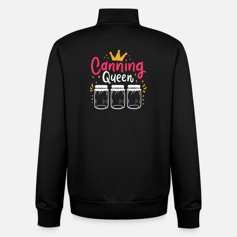 Einmachen Einkochen - Unisex Organic Zip Sweatshirt von Stanley/Stella - Schwarz