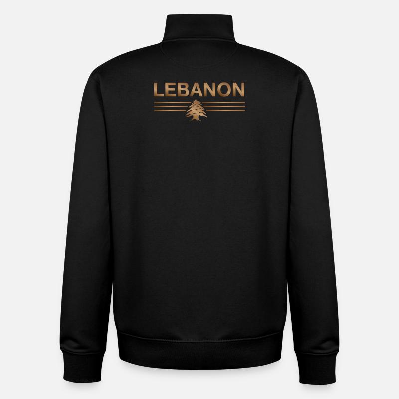 Libanon Beirut Libanese Libanesin Libanesisch LBN - Unisex Organic Zip Sweatshirt von Stanley/Stella - Schwarz