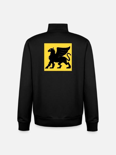 Griffin, Tartaria - Unisex Organic Zip Sweatshirt by Stanley/Stella - black