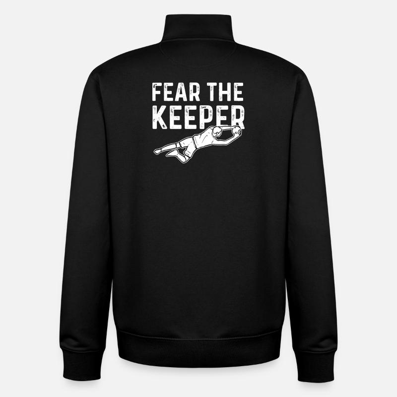 Torwart Torhüter - Unisex Organic Zip Sweatshirt von Stanley/Stella - Schwarz