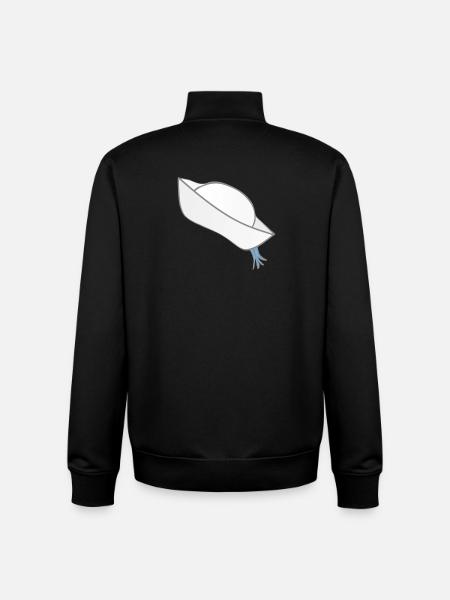 beste sommermode mann, matrosenmütze - Unisex Organic Zip Sweatshirt von Stanley/Stella - Schwarz