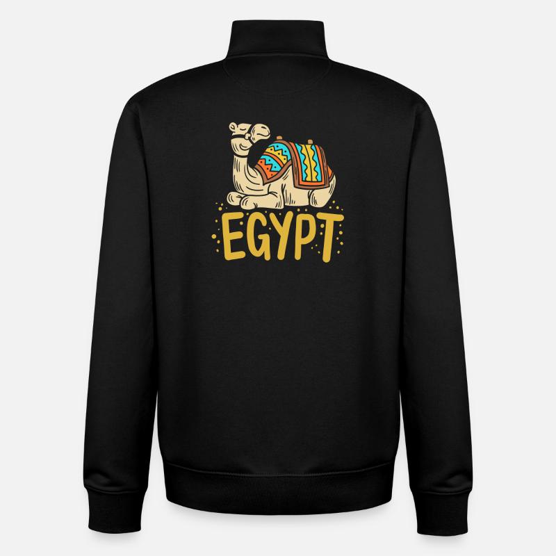 Ägypten Ägypter Kamel - Unisex Organic Zip Sweatshirt von Stanley/Stella - Schwarz