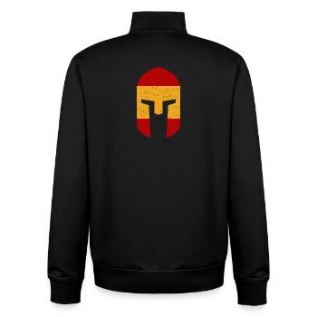Gladiator Spanien - Unisex Organic Zip Sweatshirt von Stanley/Stella - Schwarz - Hinten - AI Model Male 185 light (185cm)