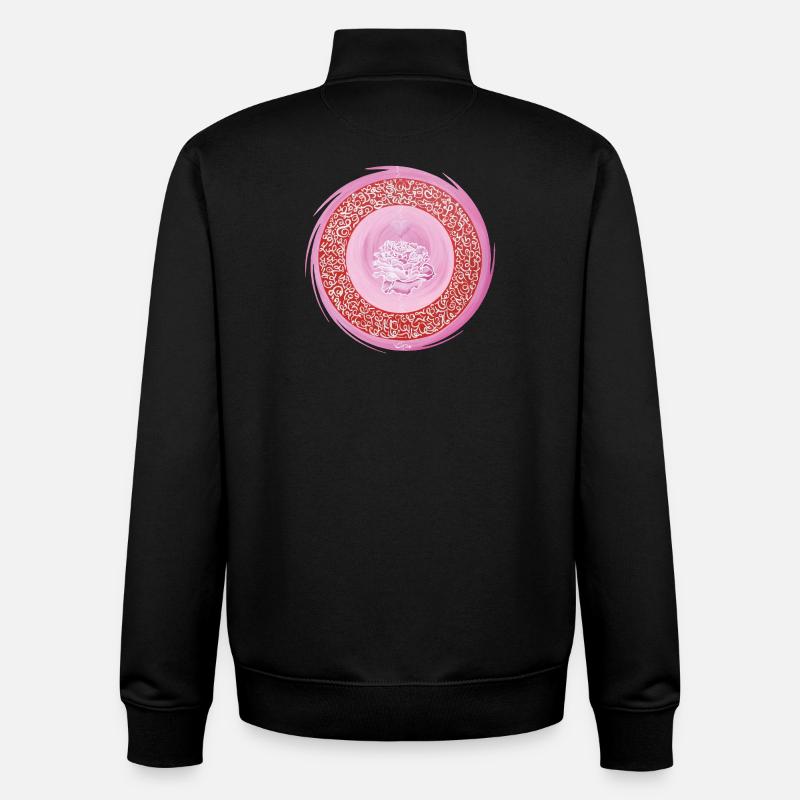 Sternentor Erzengel Chamuel - Sonja Ariel - Unisex Organic Zip Sweatshirt von Stanley/Stella - Schwarz