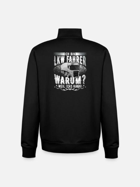 Lkw Fahrer - Unisex Organic Zip Sweatshirt von Stanley/Stella - Schwarz