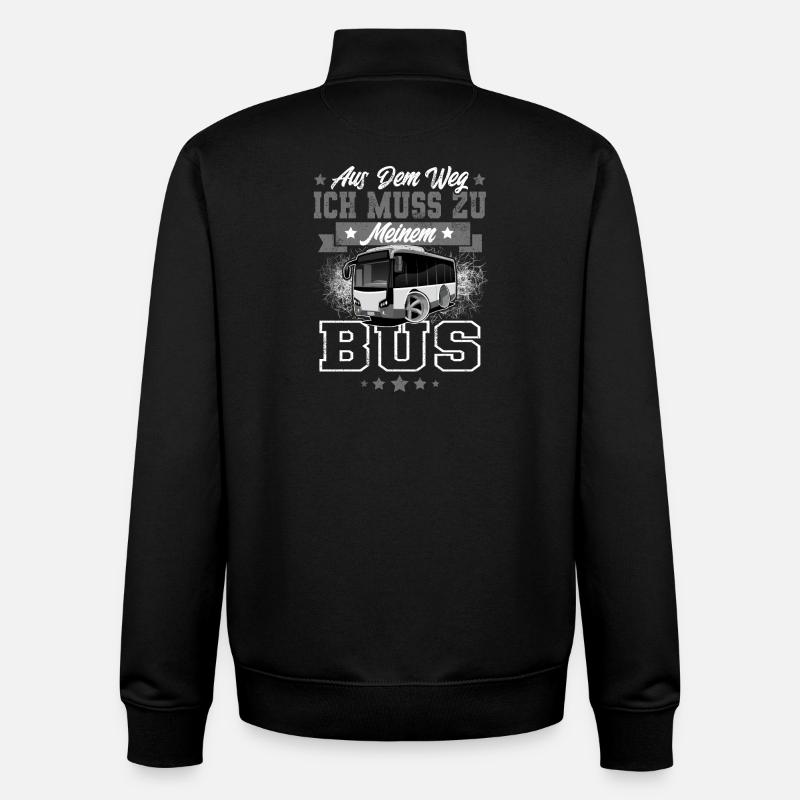 Busfahrer - Unisex Organic Zip Sweatshirt von Stanley/Stella - Schwarz