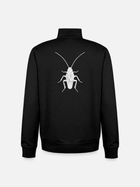 Cockroach Insect Entomology - Unisex Organic Zip Sweatshirt by Stanley/Stella - black