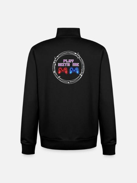 Multiplayer Gamer Controller Zocker - Unisex Organic Zip Sweatshirt von Stanley/Stella - Schwarz
