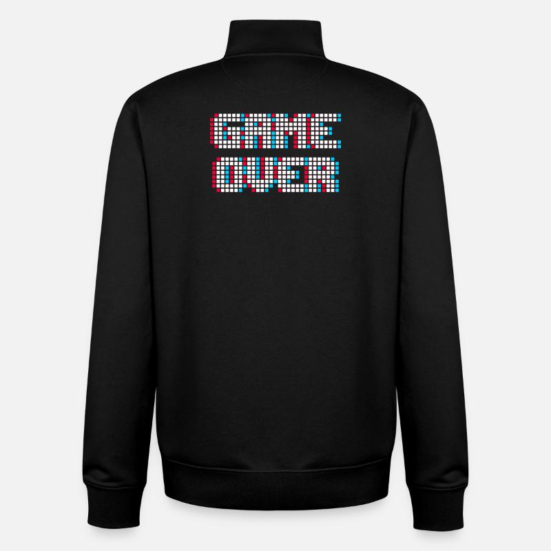 Gamer Games Zocker - Unisex Organic Zip Sweatshirt von Stanley/Stella - Schwarz