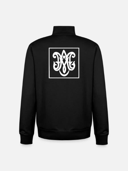 Ave Maria (dark) - Unisex Organic Zip Sweatshirt by Stanley/Stella - black