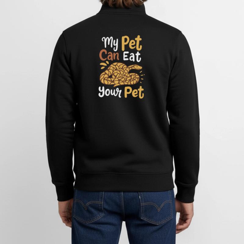 Python Schlangen Schlangenbesitzer Unisex Organic Zip Sweatshirt von Stanley/Stella