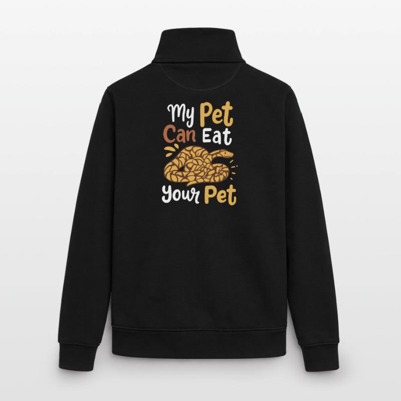Python Schlangen Schlangenbesitzer Unisex Organic Zip Sweatshirt von Stanley/Stella