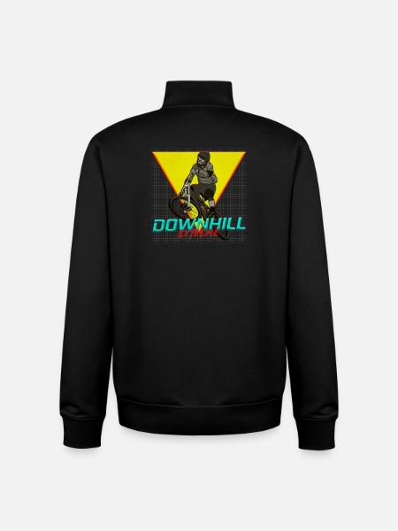 Downhill Extreme Motiv - Unisex Organic Zip Sweatshirt by Stanley/Stella - black
