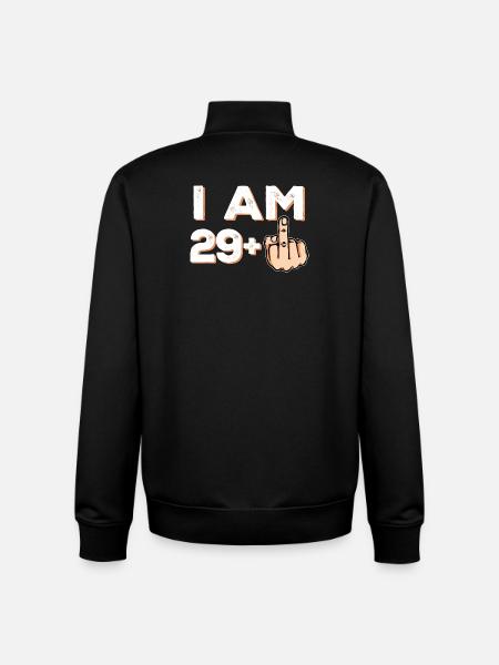 30 Statement Thirtieth Birthday - Unisex Organic Zip Sweatshirt by Stanley/Stella - black