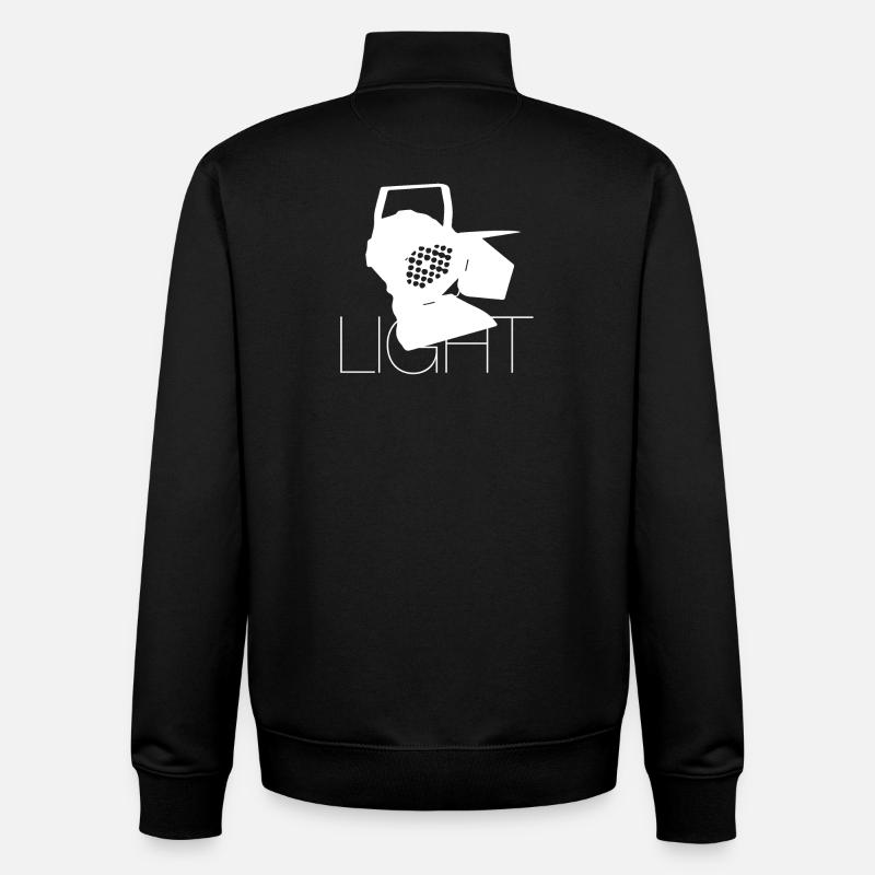 Light - Unisex Organic Zip Sweatshirt by Stanley/Stella - black