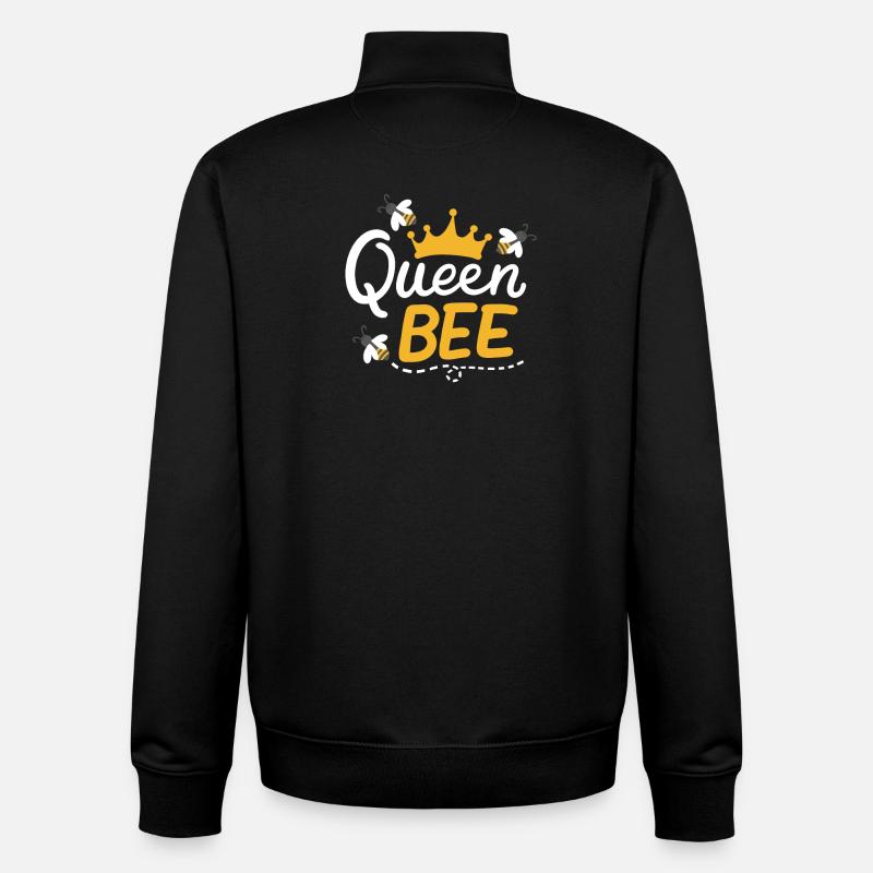 Beekeeping Beekeeping Beekeeping - Unisex Organic Zip Sweatshirt by Stanley/Stella - black