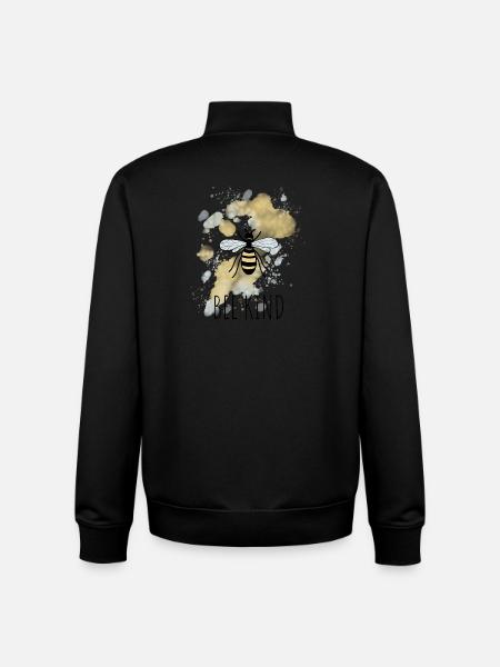 Bee Bee Child - Unisex Organic Zip Sweatshirt by Stanley/Stella - black