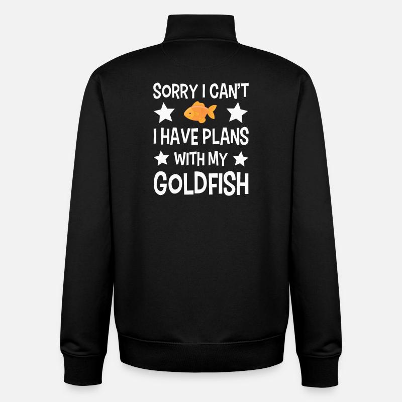 Goldfisch - Unisex Organic Zip Sweatshirt von Stanley/Stella - Schwarz